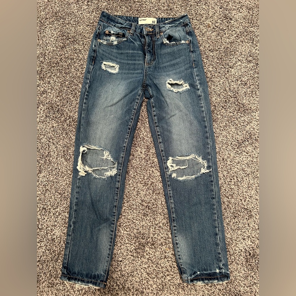 Garage straight leg jeans
